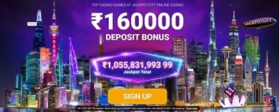 JackpotCity Casino India Welcome Bonus