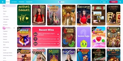 Nomini Casino Games