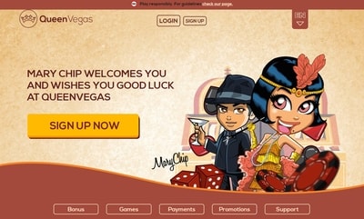 Queen Vegas Casino Review