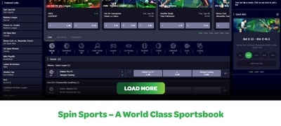 Spin Sports Betting Site Review
