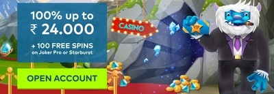 Yeti Casino Welcome Bonus India