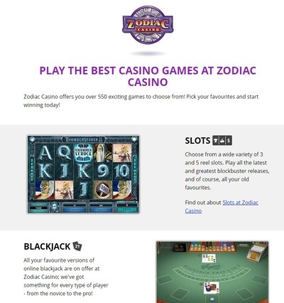 Zodiac Casino Review India